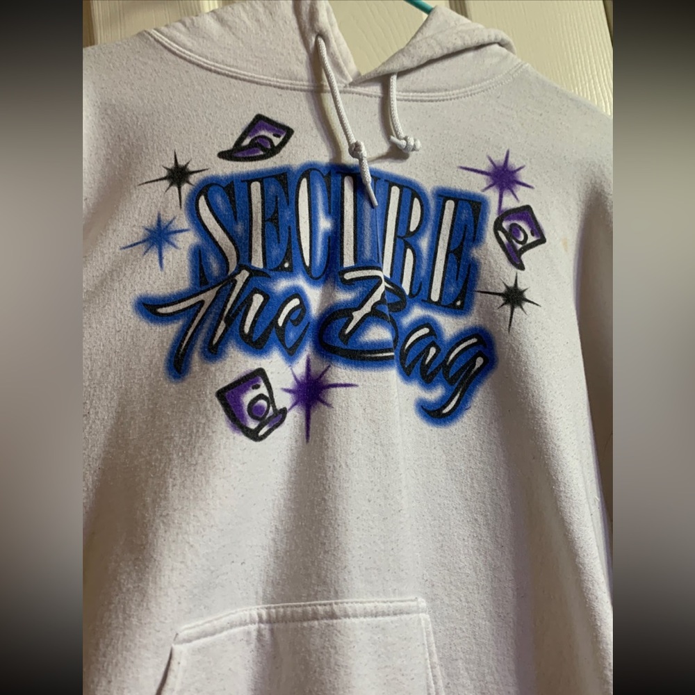 Secure the bag hoodie
